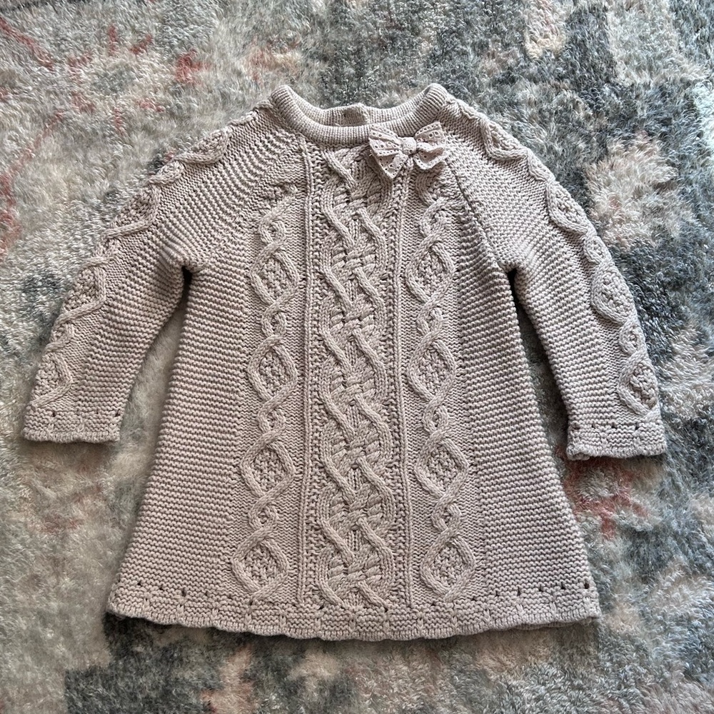 Baby girl sweater dress